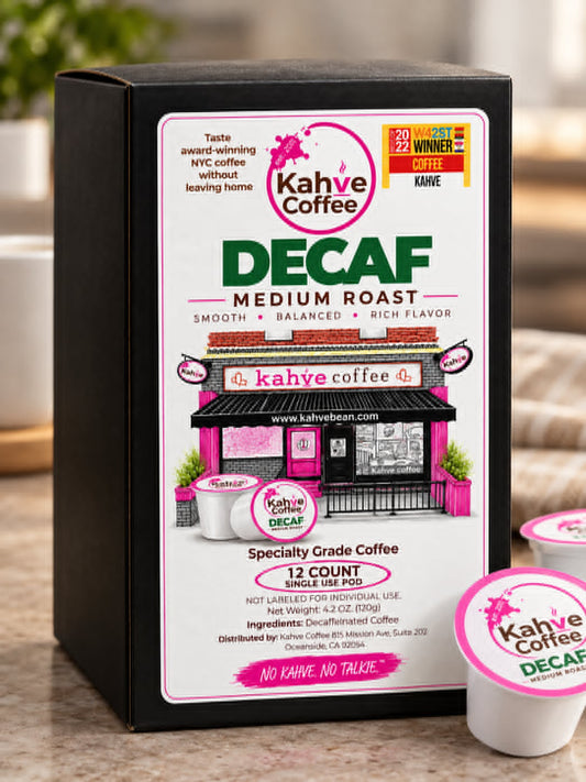 12 Single use Kahve cups - Decaf