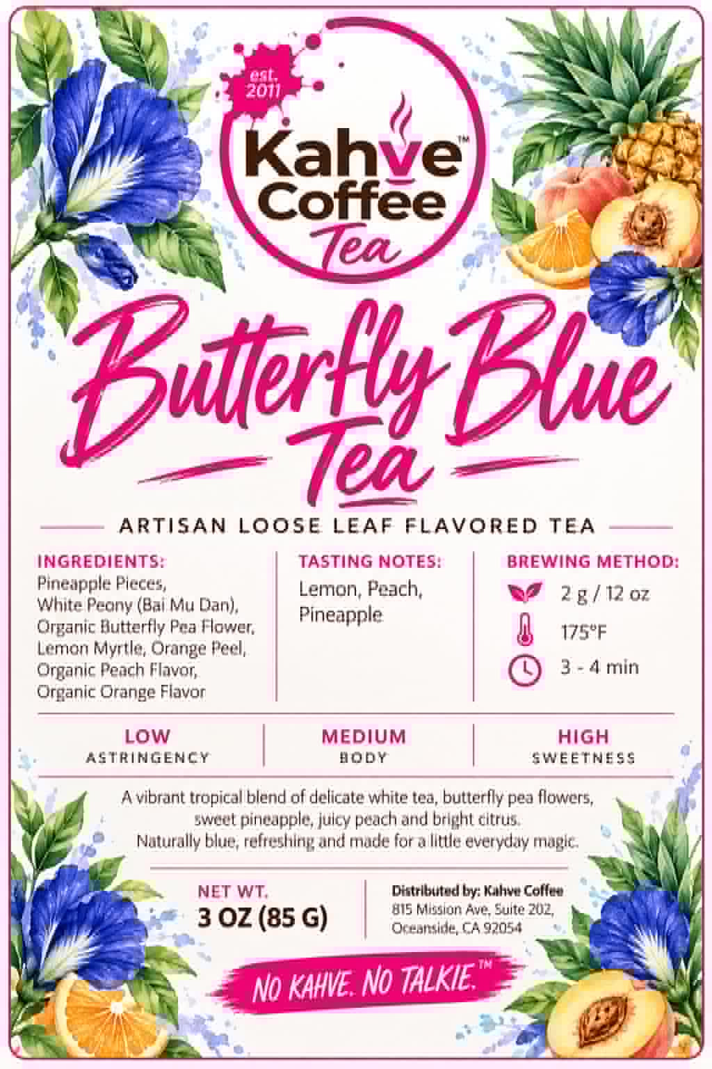 Butterfly Blue Tea